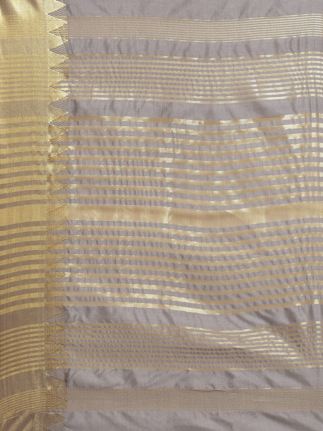Dhiyona RV Women's Assam Silk With Golden Broad Border Saree  ( KVD1718 )