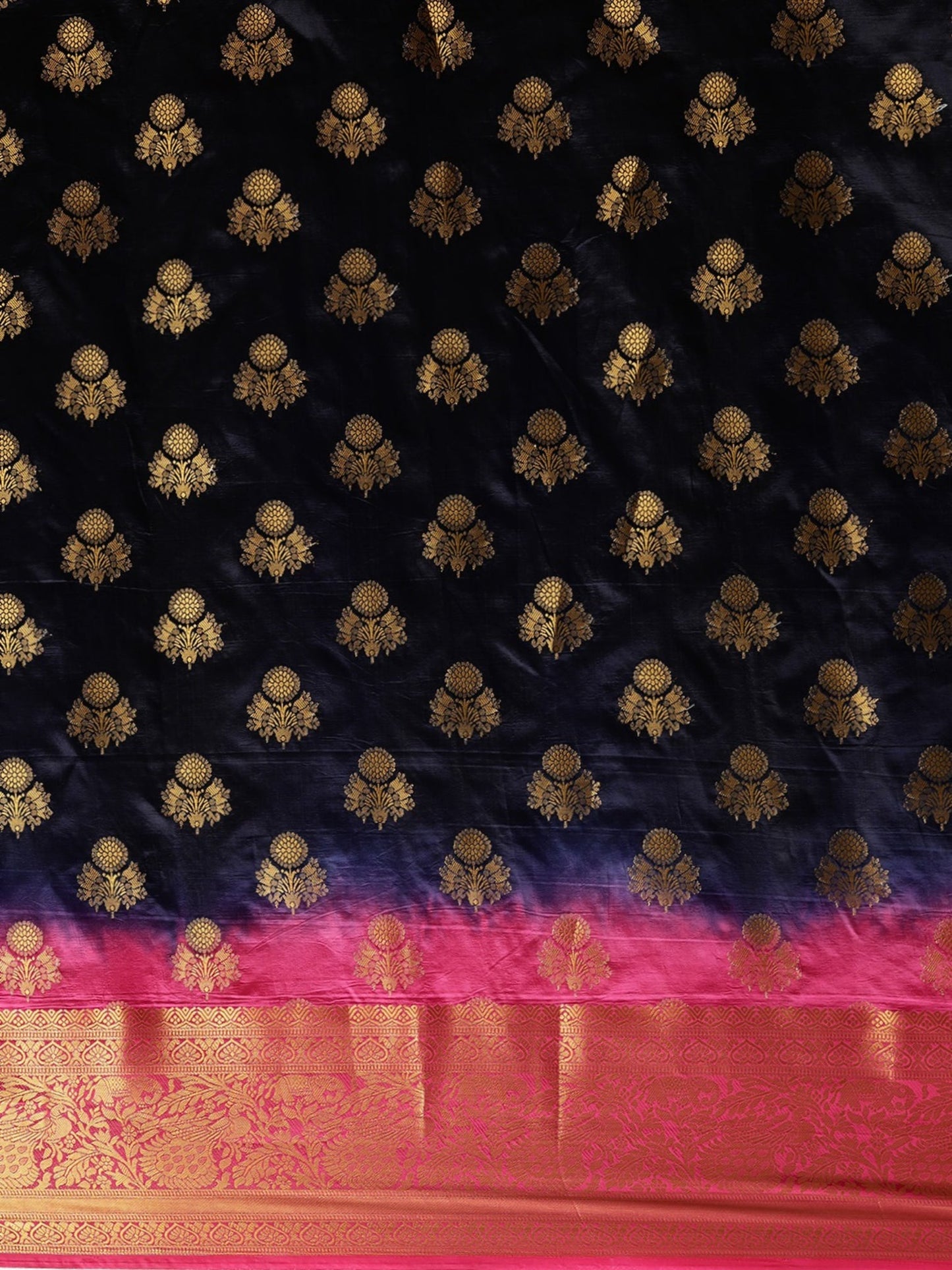 Dhiyona RV Women's Banarasi Silk With Jacquard Print Saree  ( KVD685 )