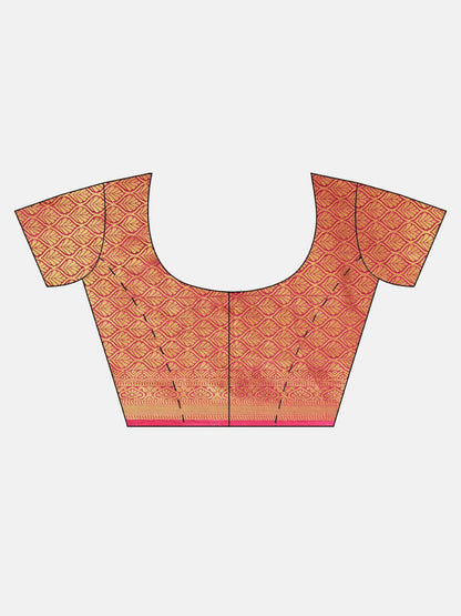 Dhiyona RV Women's Banarasi Silk With Jacquard Print Saree  ( KVD685 )