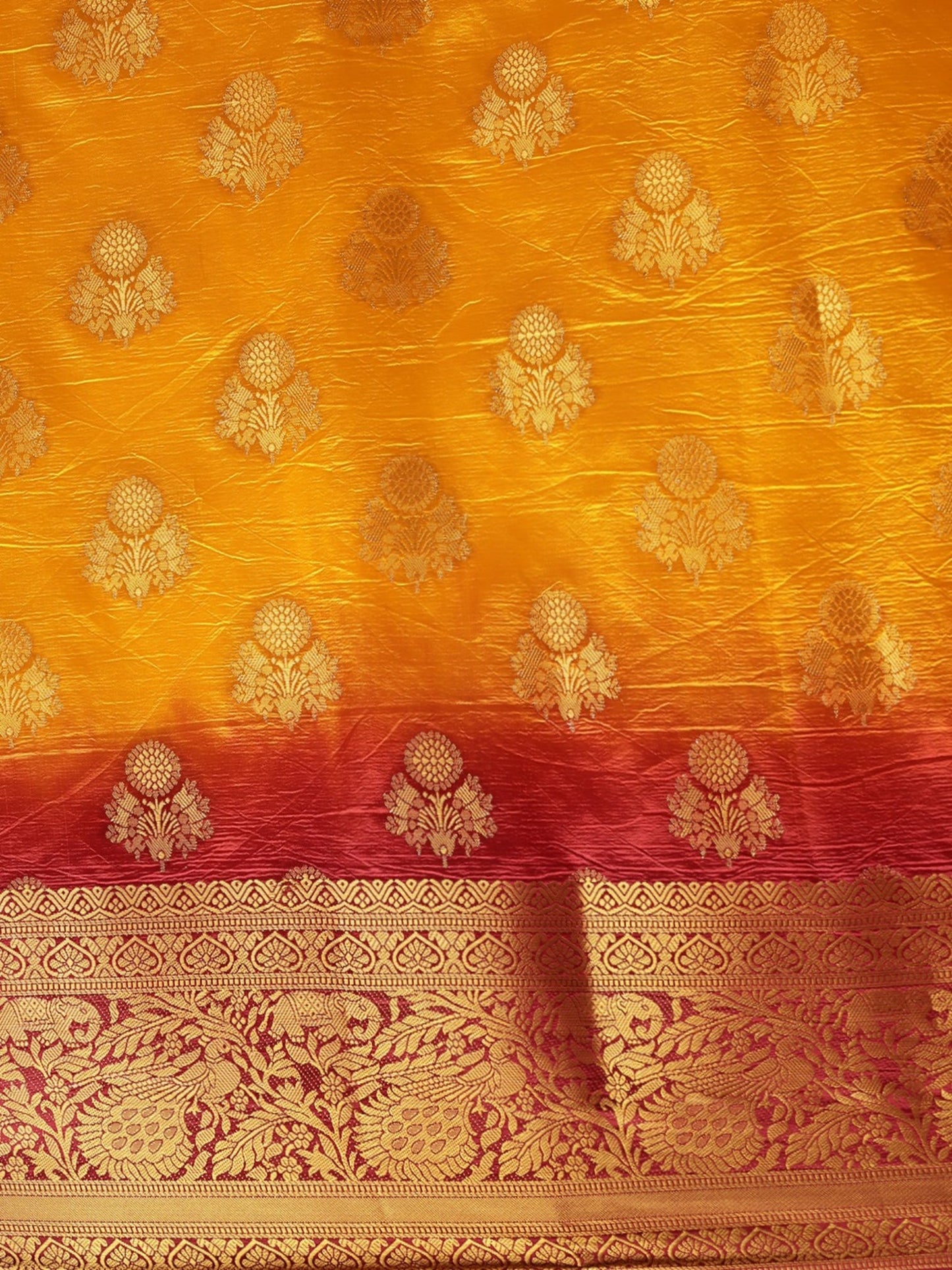Dhiyona RV Women's Banarasi Silk With Jacquard Print Saree  ( KVD686 )
