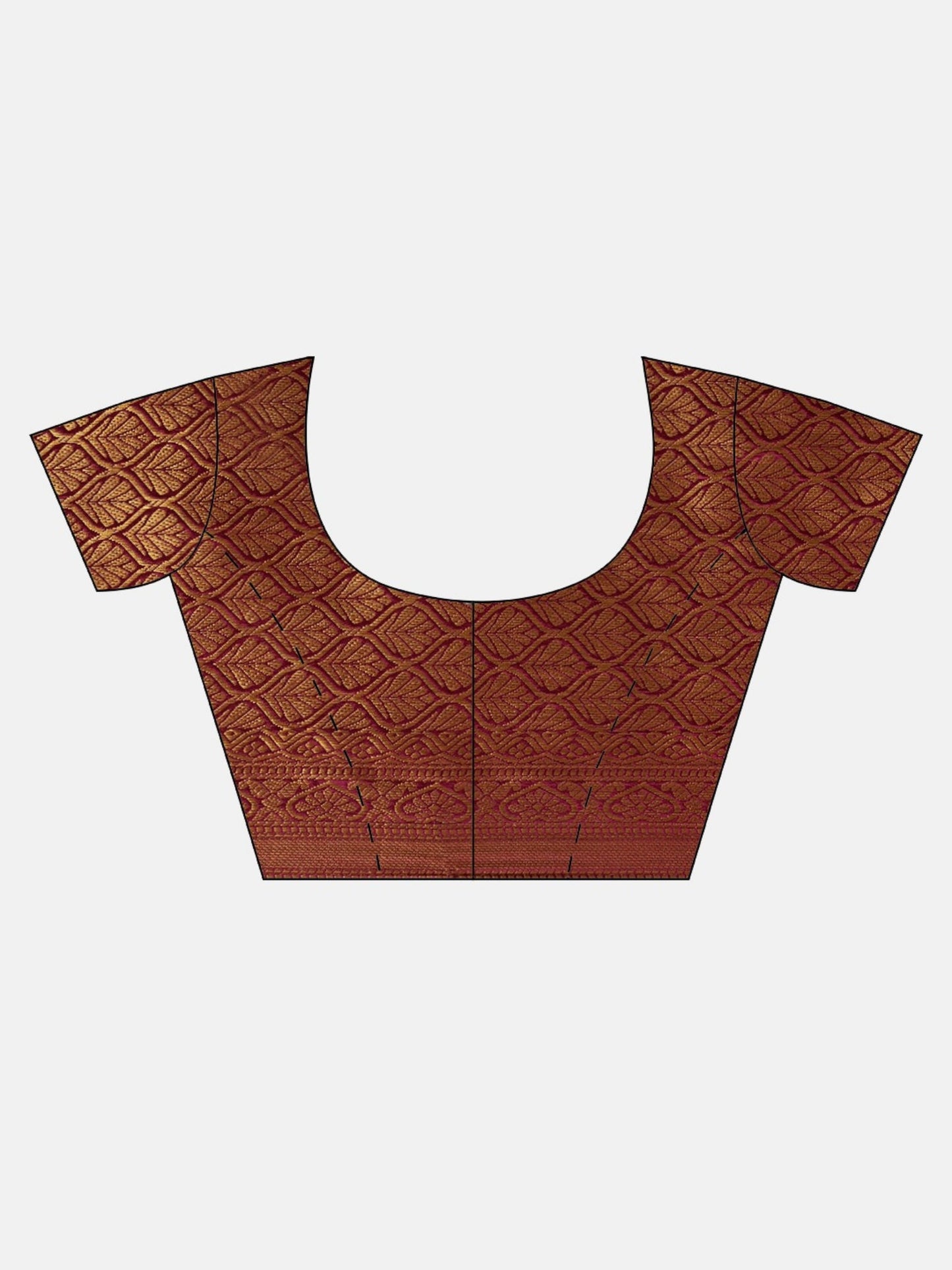 Dhiyona RV Women's Banarasi Silk With Jacquard Print Saree  ( KVD687 )