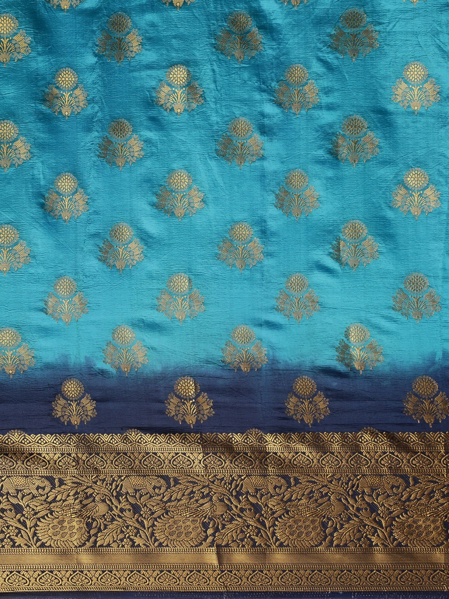 Dhiyona RV Women's Banarasi Silk With Jacquard Print Saree  ( KVD688 )