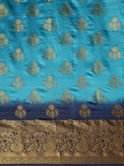 Dhiyona RV Women's Banarasi Silk With Jacquard Print Saree  ( KVD688 )