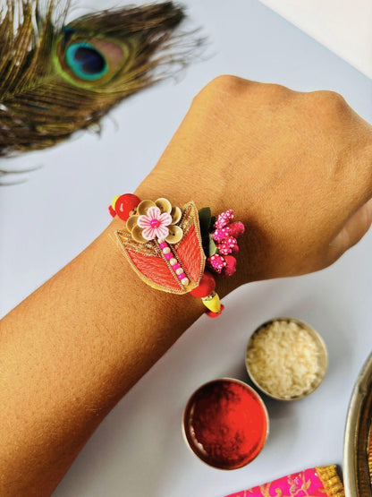 Dhiyona Pack of 2 Traditional Handmade Rakhi