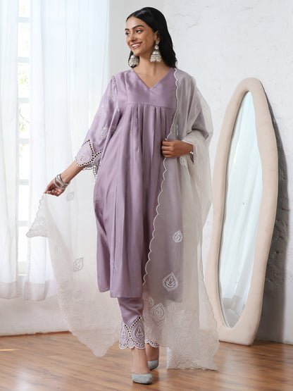 Dhiyona ST Women’s White on White Organza Dupatta | 1 Pc, Beetle Design Embroidery, Festive Party Wear