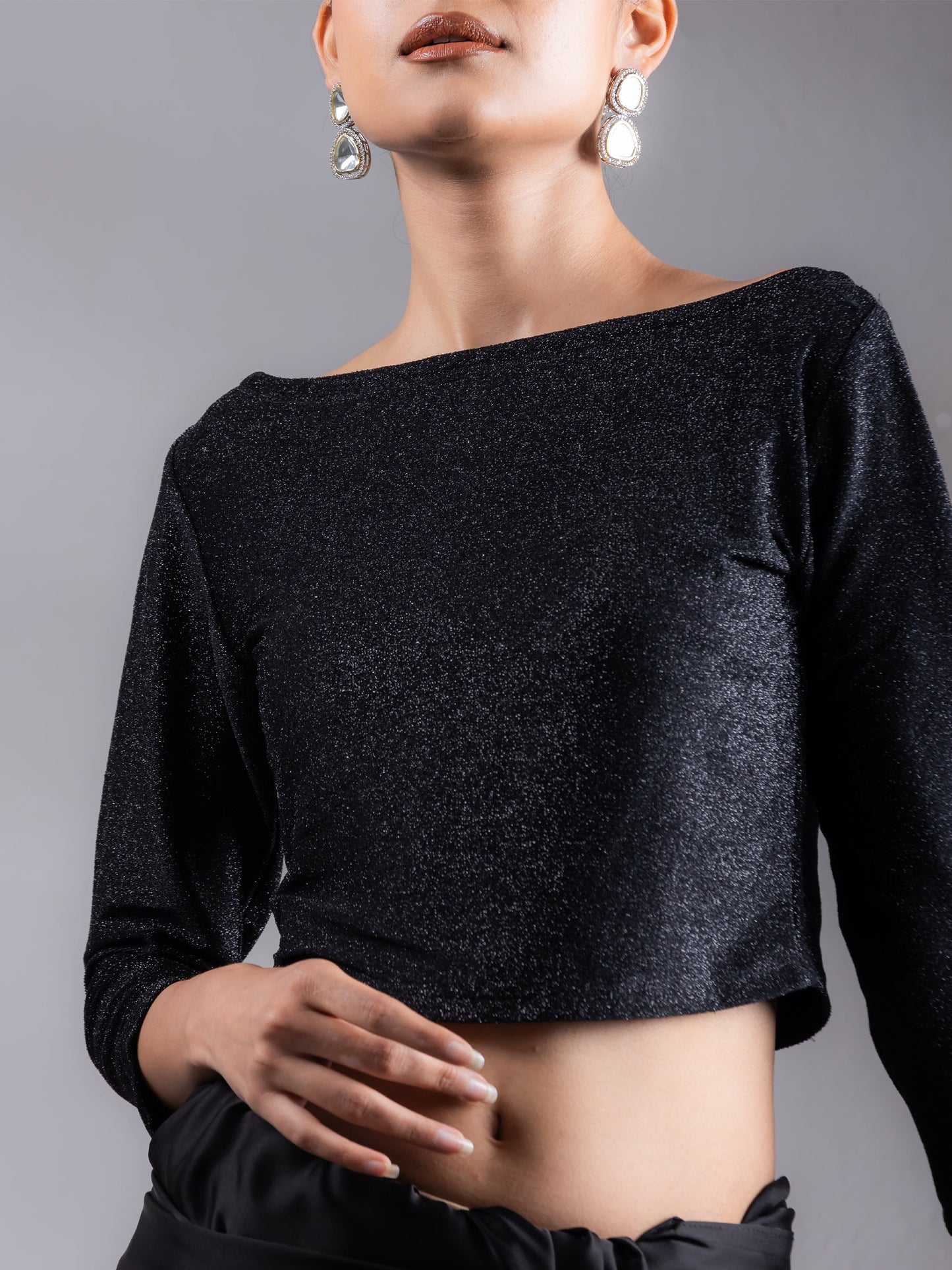 Dhiyona ST Stretchy Black Beauty Blouse