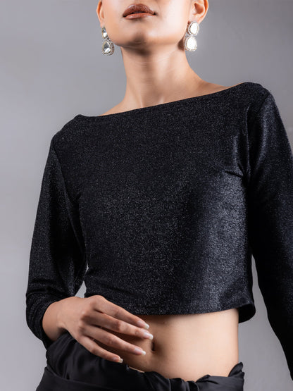 Dhiyona ST Stretchy Black Beauty Blouse