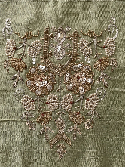 Salvi Moss Handwork Farshi Suit Set