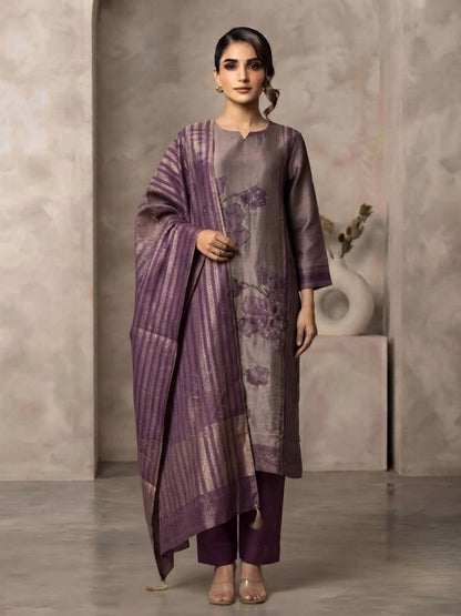 Salvi Thistle Heavy Handwork Festive Suit Set