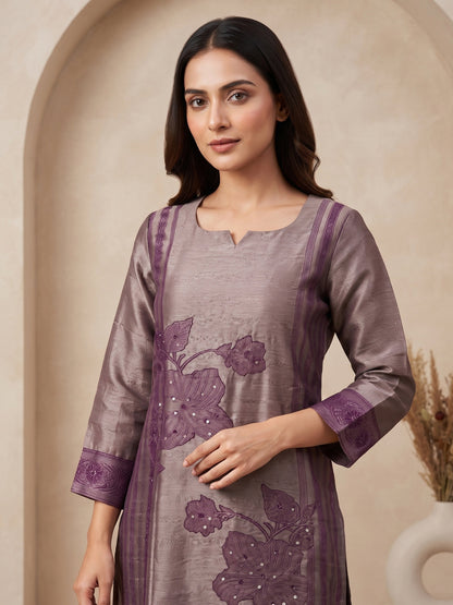 Salvi Thistle Heavy Handwork Festive Suit Set