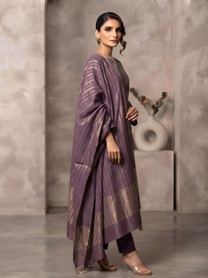 Salvi Thistle Heavy Handwork Festive Suit Set