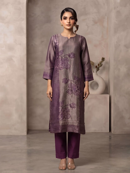 Salvi Thistle Heavy Handwork Festive Suit Set