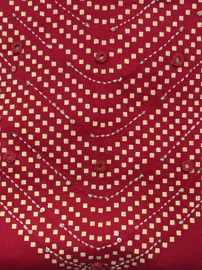 Sanjh Mandy Printed Work Suit Set