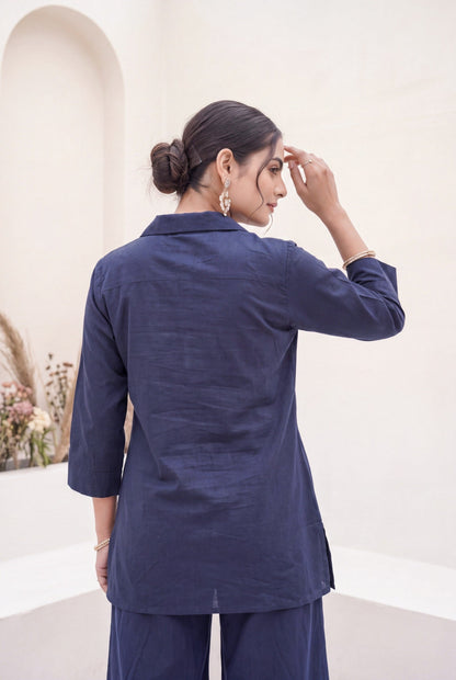 Sargi Bombay Embroidery Cotton Co-Ord Set