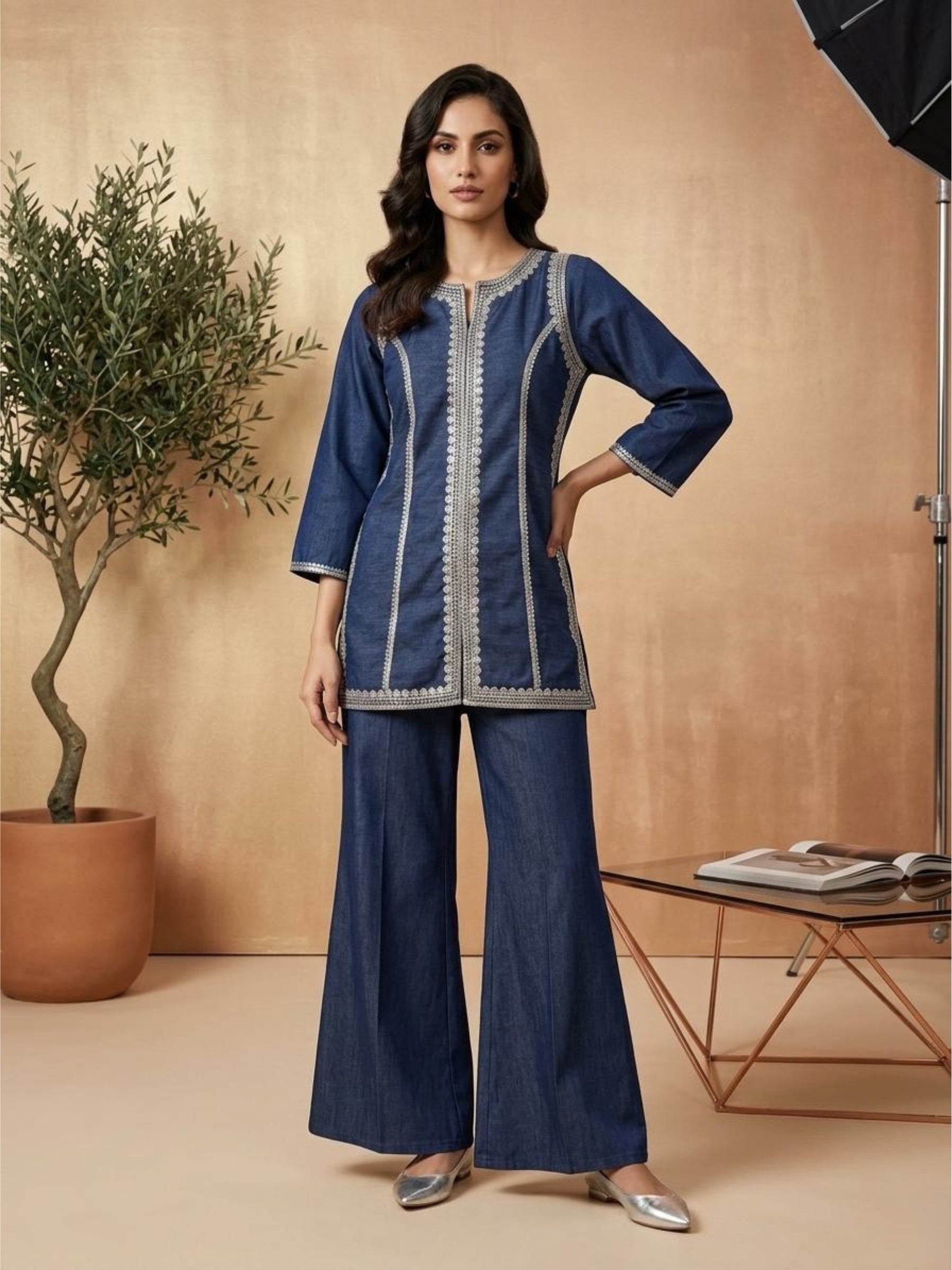 Shakti Jakarta Full Work Denim Co-Ord Set