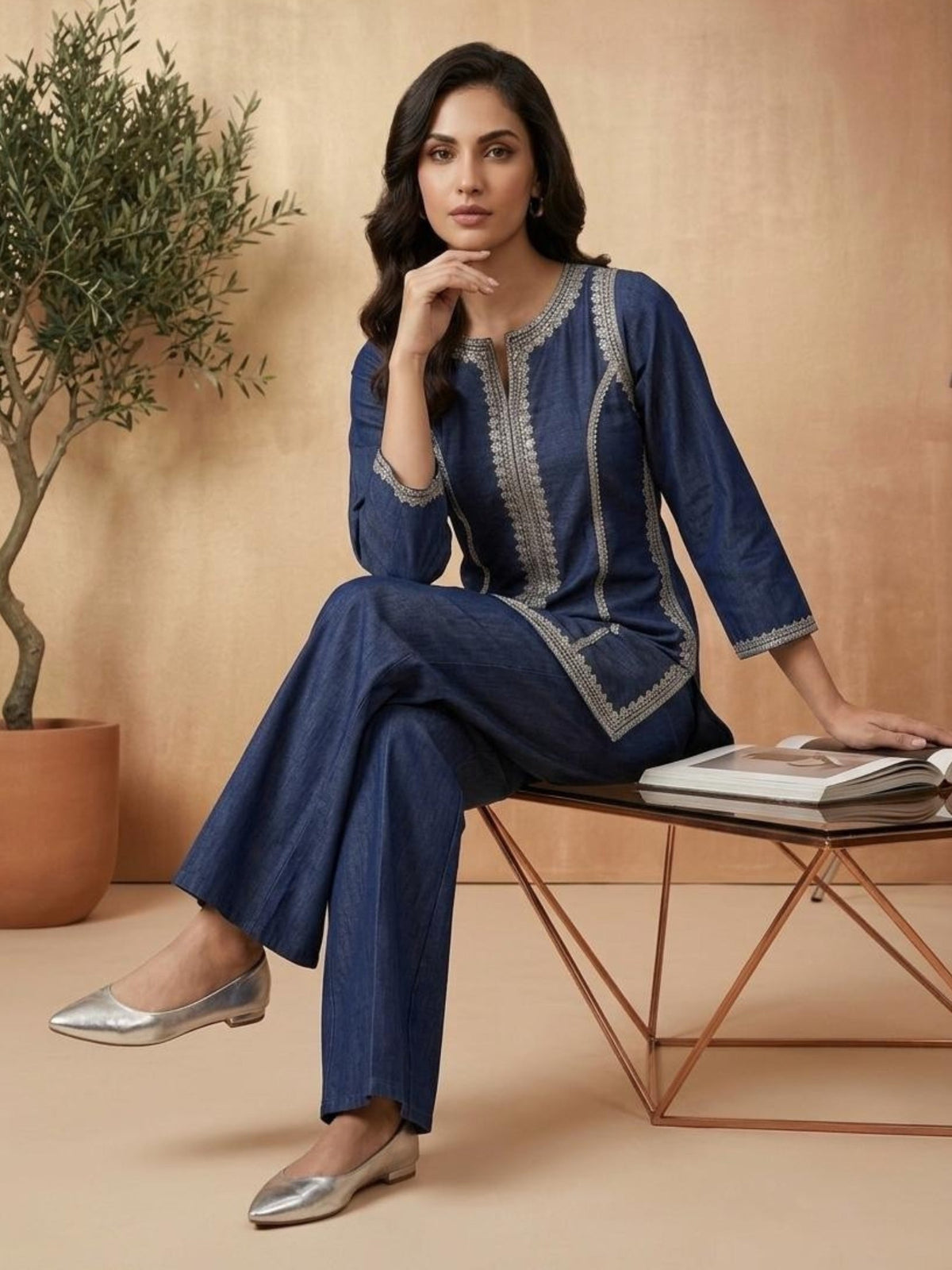Shakti Jakarta Full Work Denim Co-Ord Set