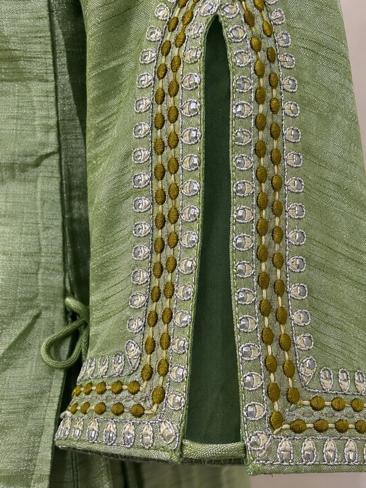 Shakti Moss Work Pemium Farshi Co-Ord Set