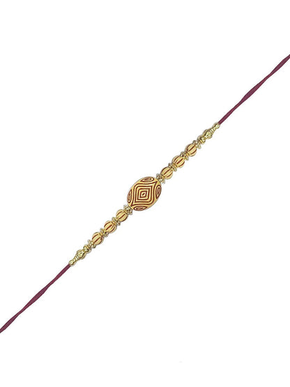 Dhiyona Unisex Set Of 5 Beaded Rakhi