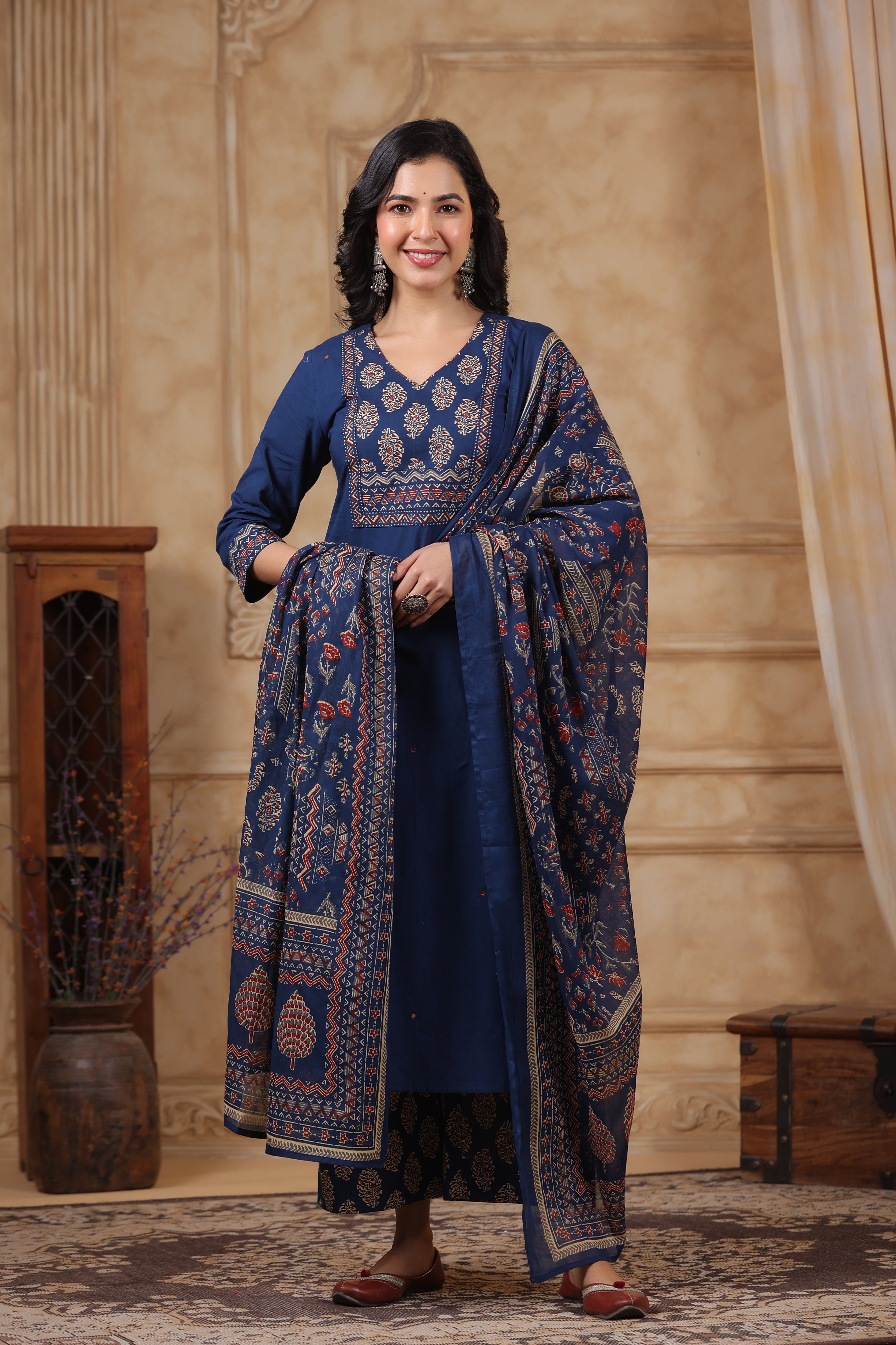 Hiya YaleBlue Cotton Suit Set