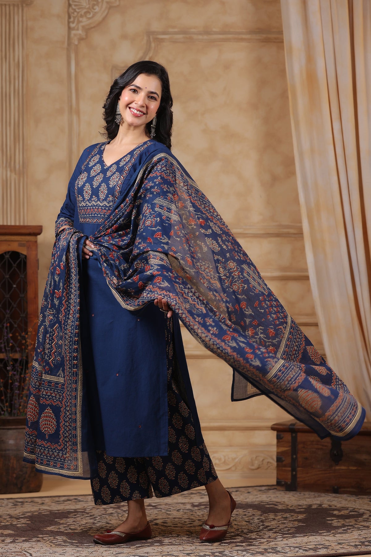 Hiya YaleBlue Cotton Suit Set