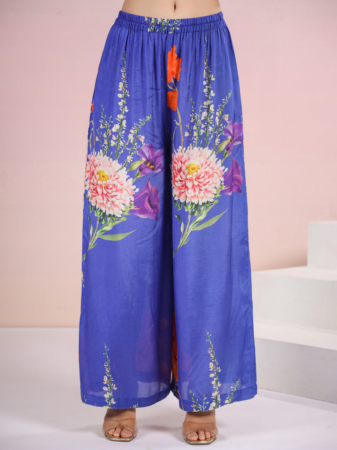 Tracy Lapis Floral Printed Co-ord Set