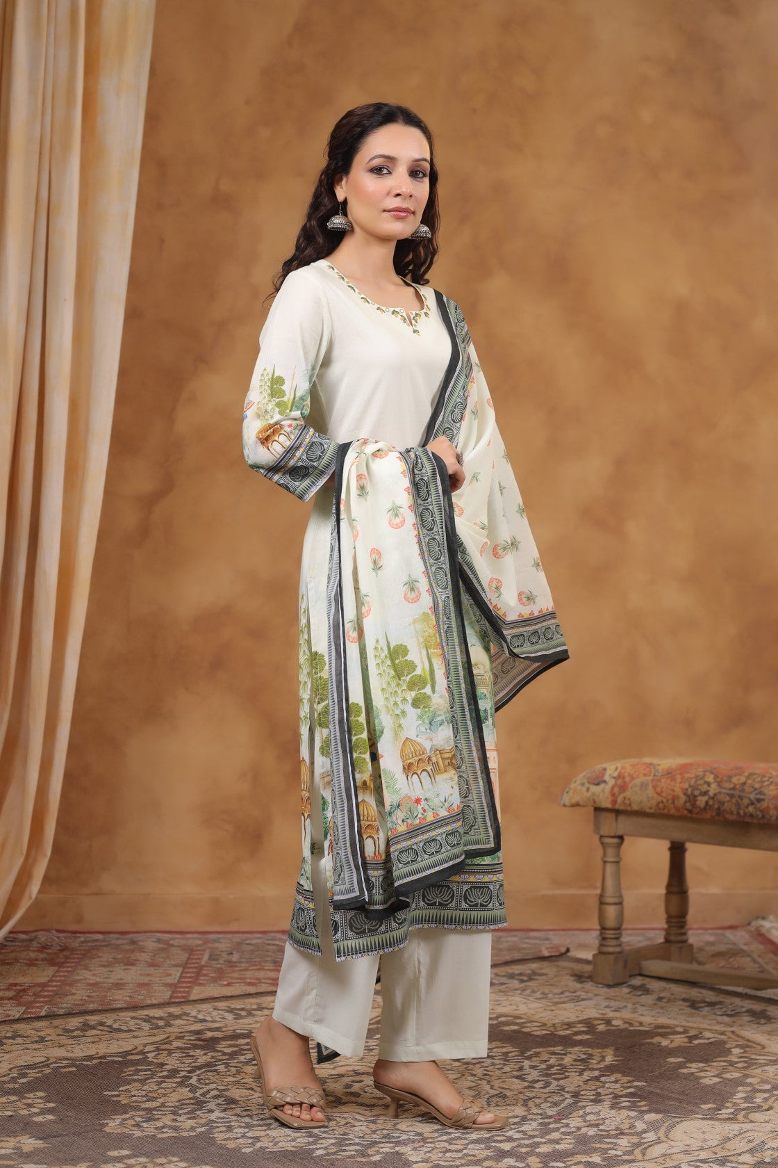 SAKSHI DOVE COTTON SUIT SET