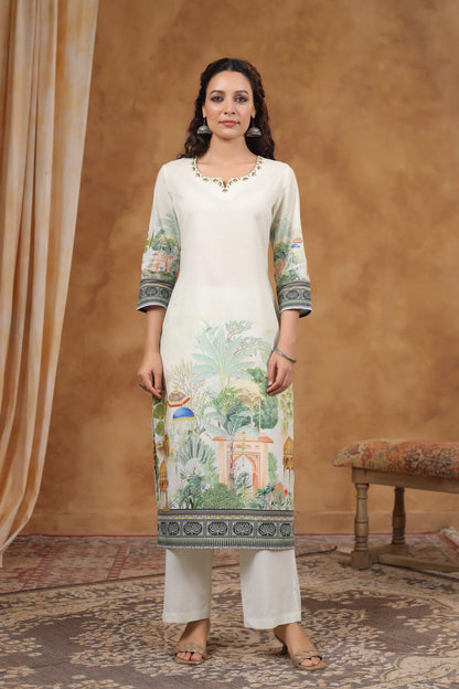 SAKSHI DOVE COTTON SUIT SET