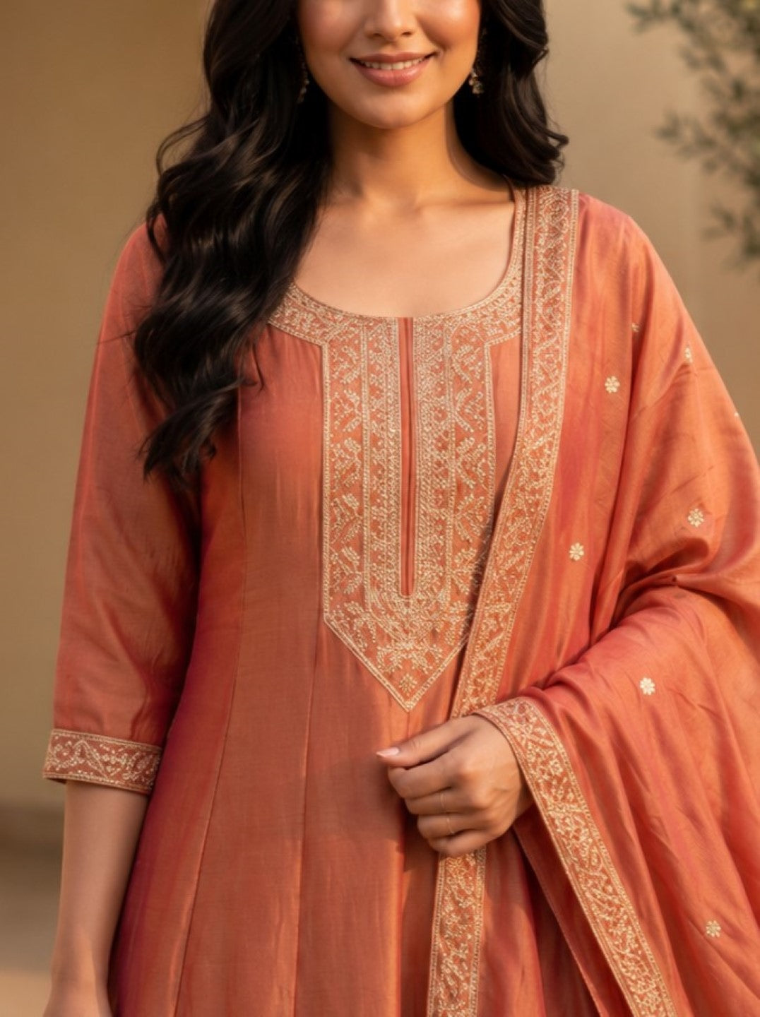 Preity Blush Work Suit Set