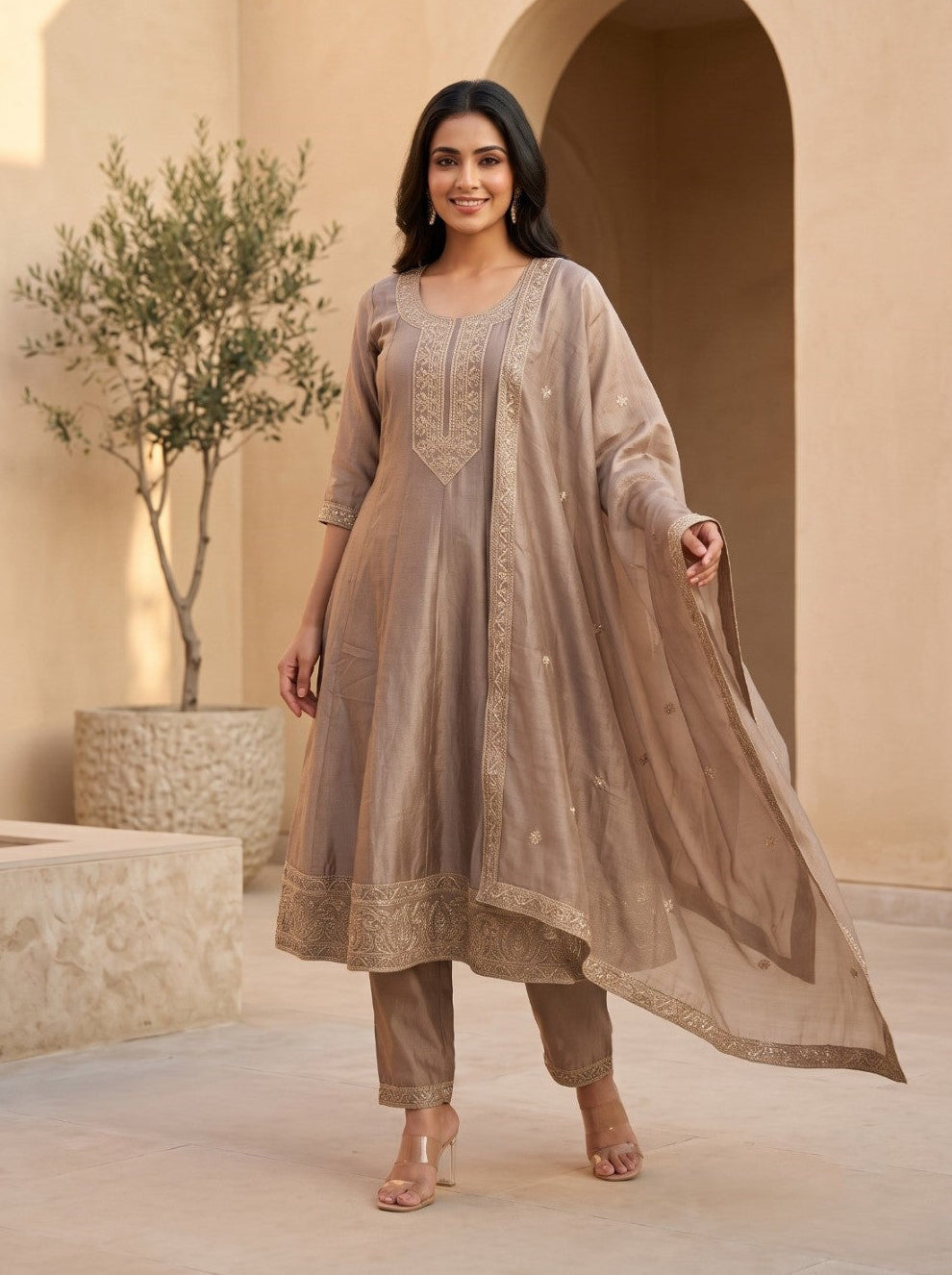 Preity Cloud Work Suit Set