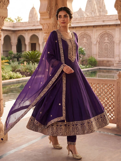 Preity Grape Work Suit Set