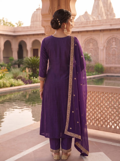 Preity Grape Work Suit Set