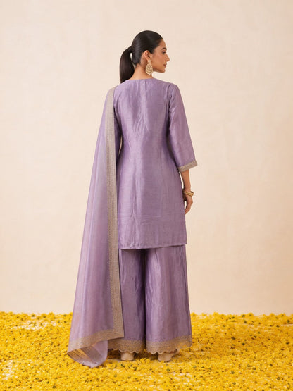 Preity Lavender Work Suit Set