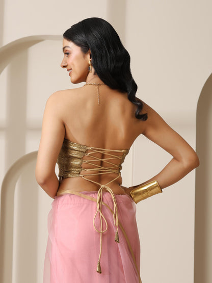 Dhiyona ST Gold Corset Blouse
