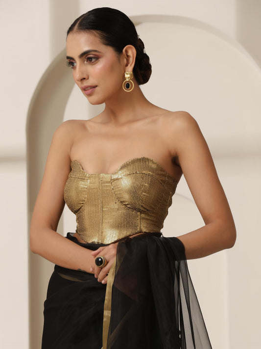 Dhiyona ST Gold Corset Blouse