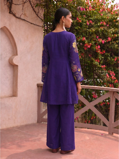 Sangini Tyrian Embroidery Work Suit set