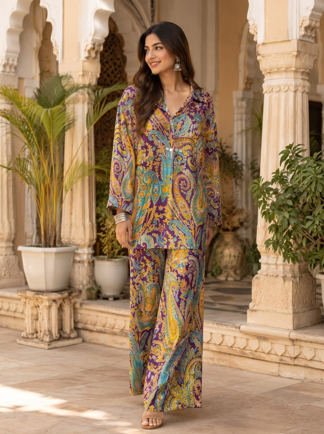 Surbhi Iris Printed Cotton Co-Ord Set