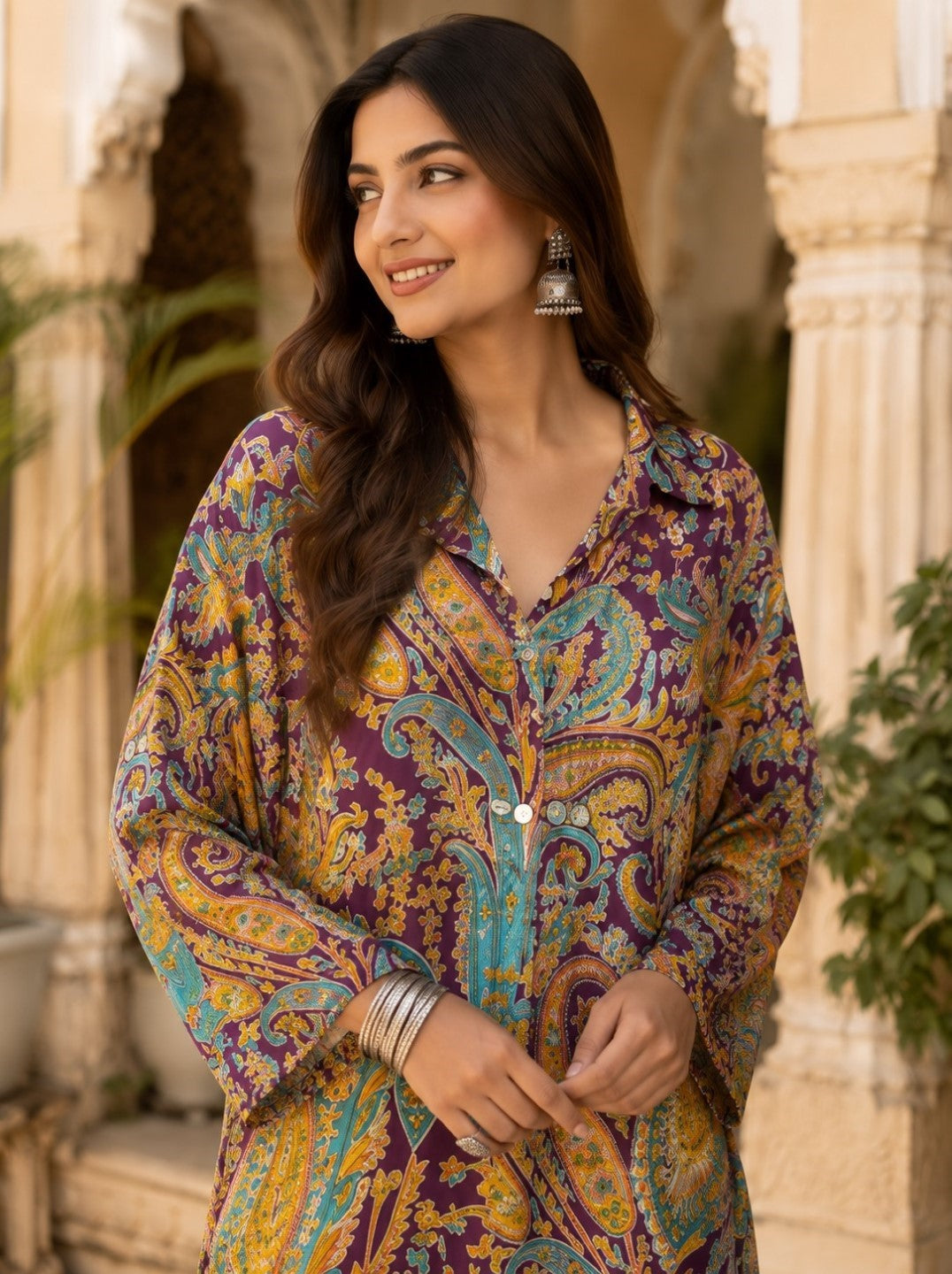 Surbhi Iris Printed Cotton Co-Ord Set