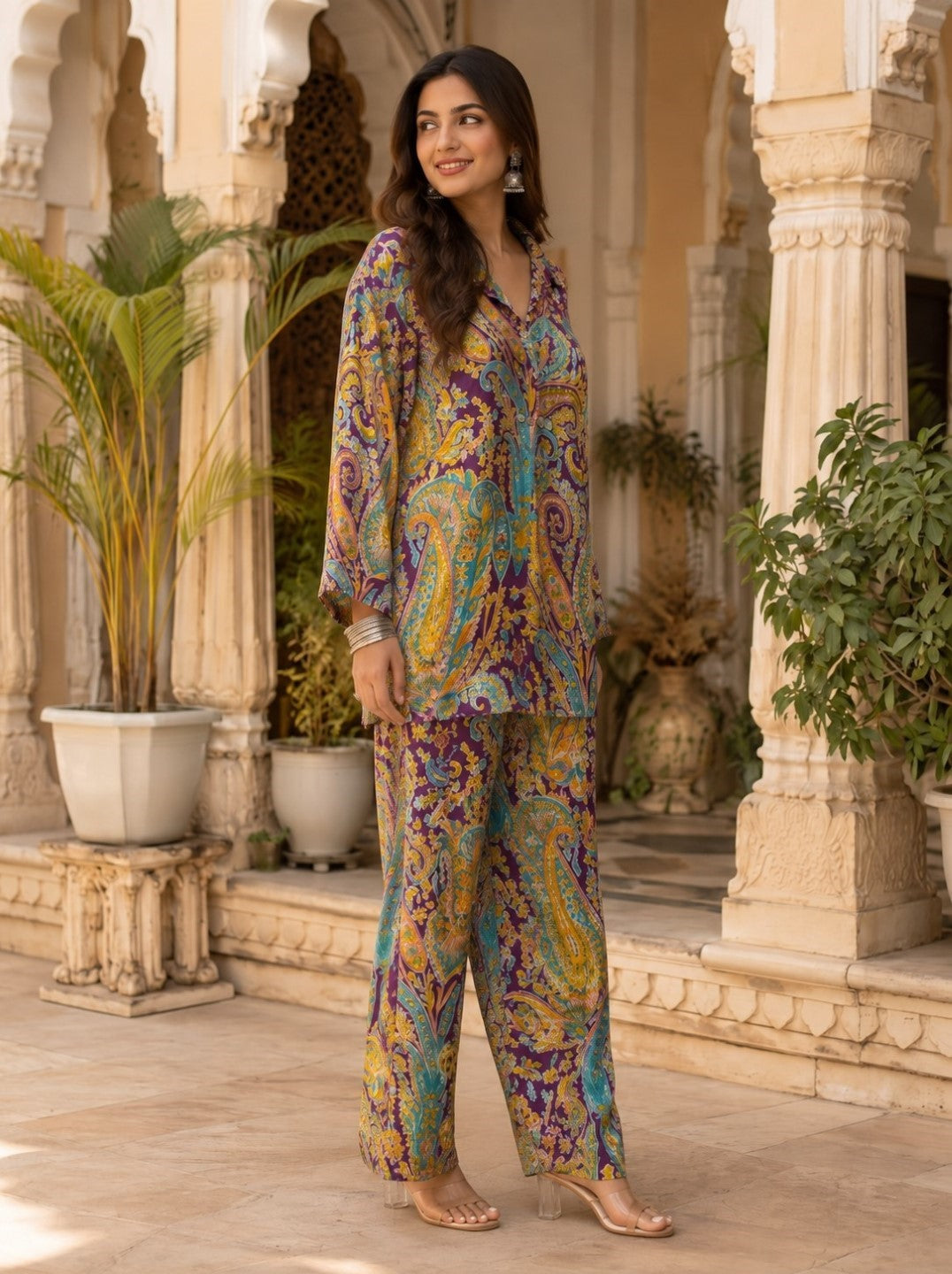 Surbhi Iris Printed Cotton Co-Ord Set