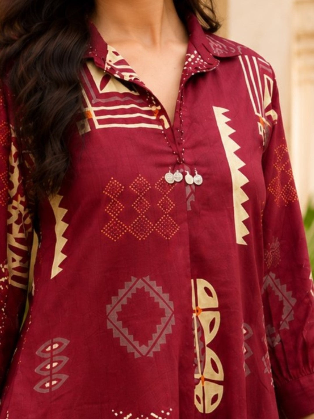 Surbhi Sangria Printed Cotton Co-Od Set