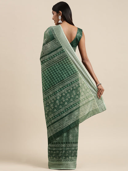 Women's Soft Silk Burgundy Digital Print Celebrity Saree With Blouse Piece