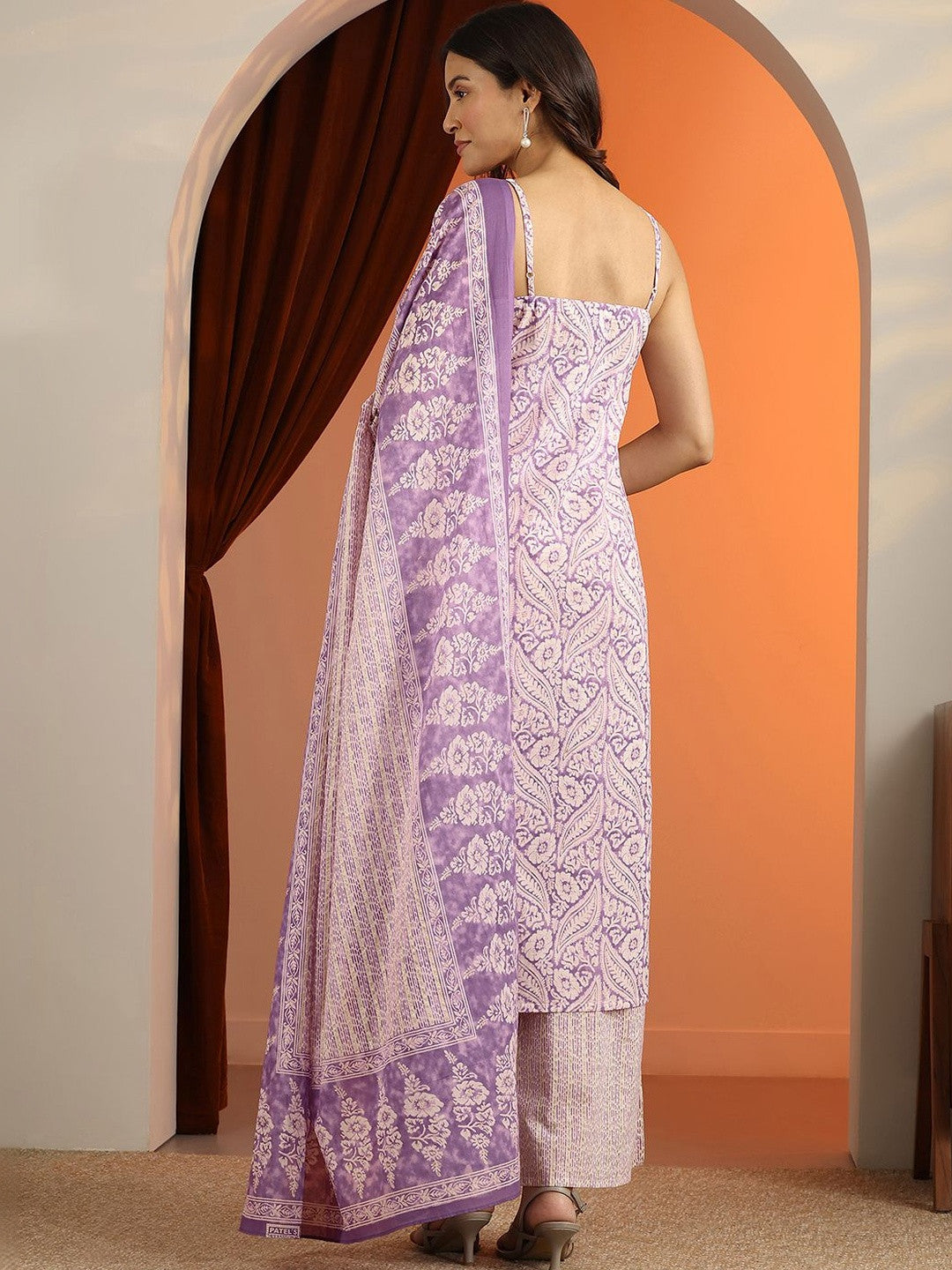Women Ethnic Motifs Printed Regular Kurta with Trousers & With Dupatta