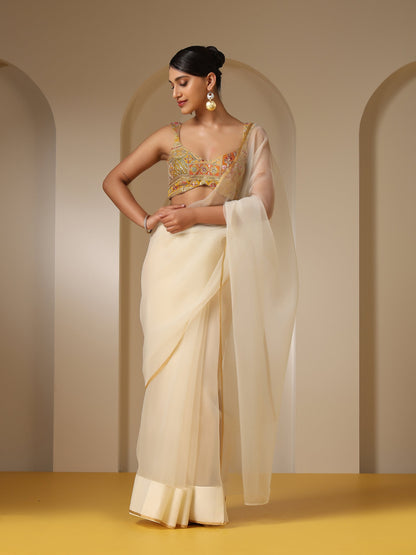 Dhiyona ST Morning Dew Organza Cloud Saree