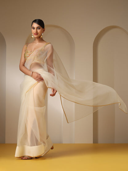 Dhiyona ST Morning Dew Organza Cloud Saree