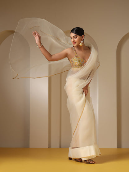 Dhiyona ST Morning Dew Organza Cloud Saree