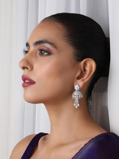Dhiyona ST Diamond Jhumka Earring