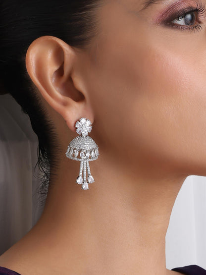Dhiyona ST Diamond Jhumka Earring
