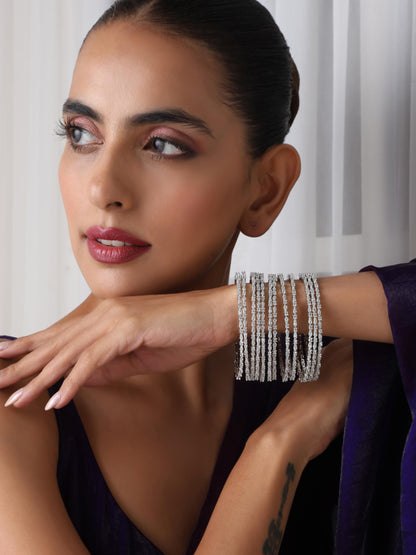 Dhiyona ST Set of 6 Thin Diamond Bangles