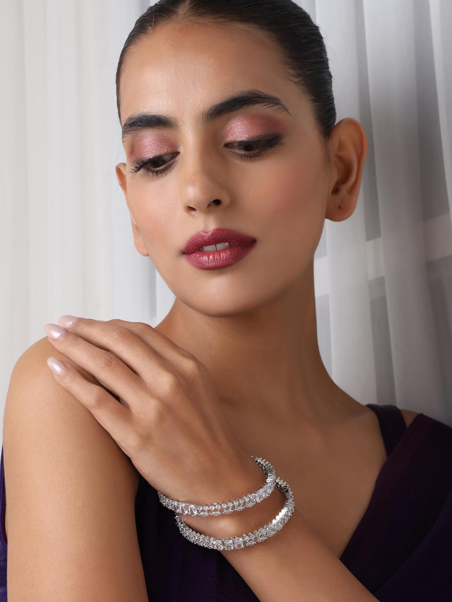 Dhiyona ST Diamond Bangles - Thick
