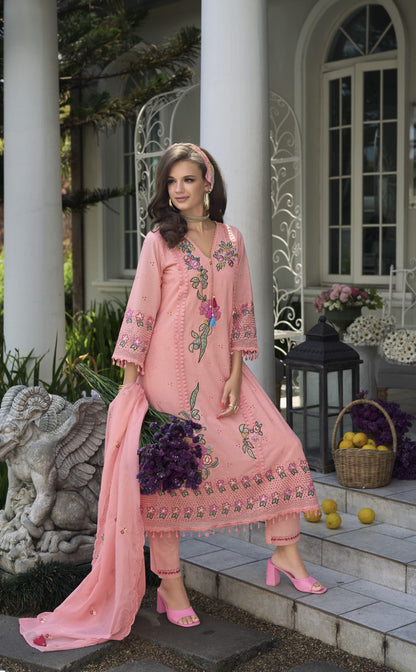 Nayla Rose Embroidery Premium Lawn Suit Set