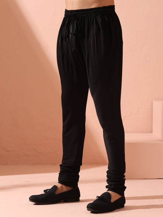 Dhiyona ST Black Korean Fabric Churidar Pyjama